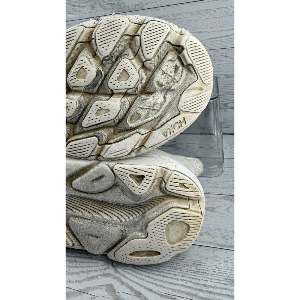 Hoka One One Clifton 9 1127895-WWH White 8.5B Womens Sneakers Running Shoes #190